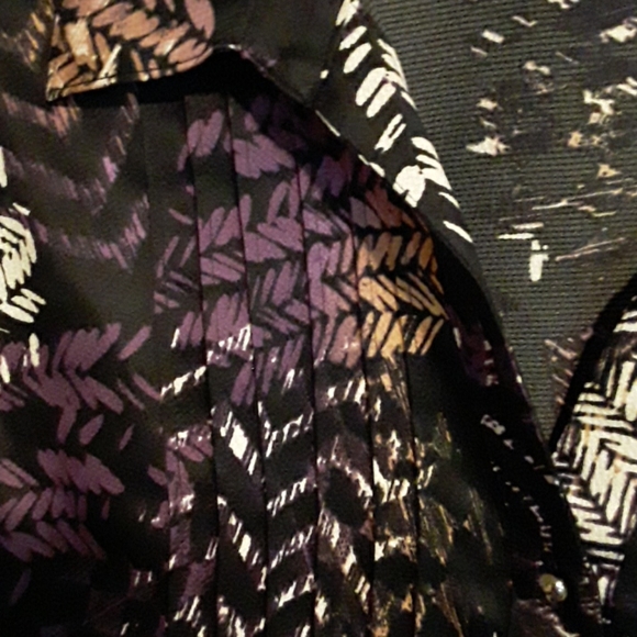 JM Collection long sleeve blouse - Picture 2 of 9